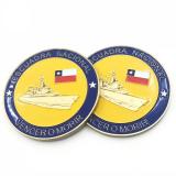 Chile metal coin