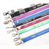 Custom logo printed reflective sublimation lanyard 0.1-0.5usd